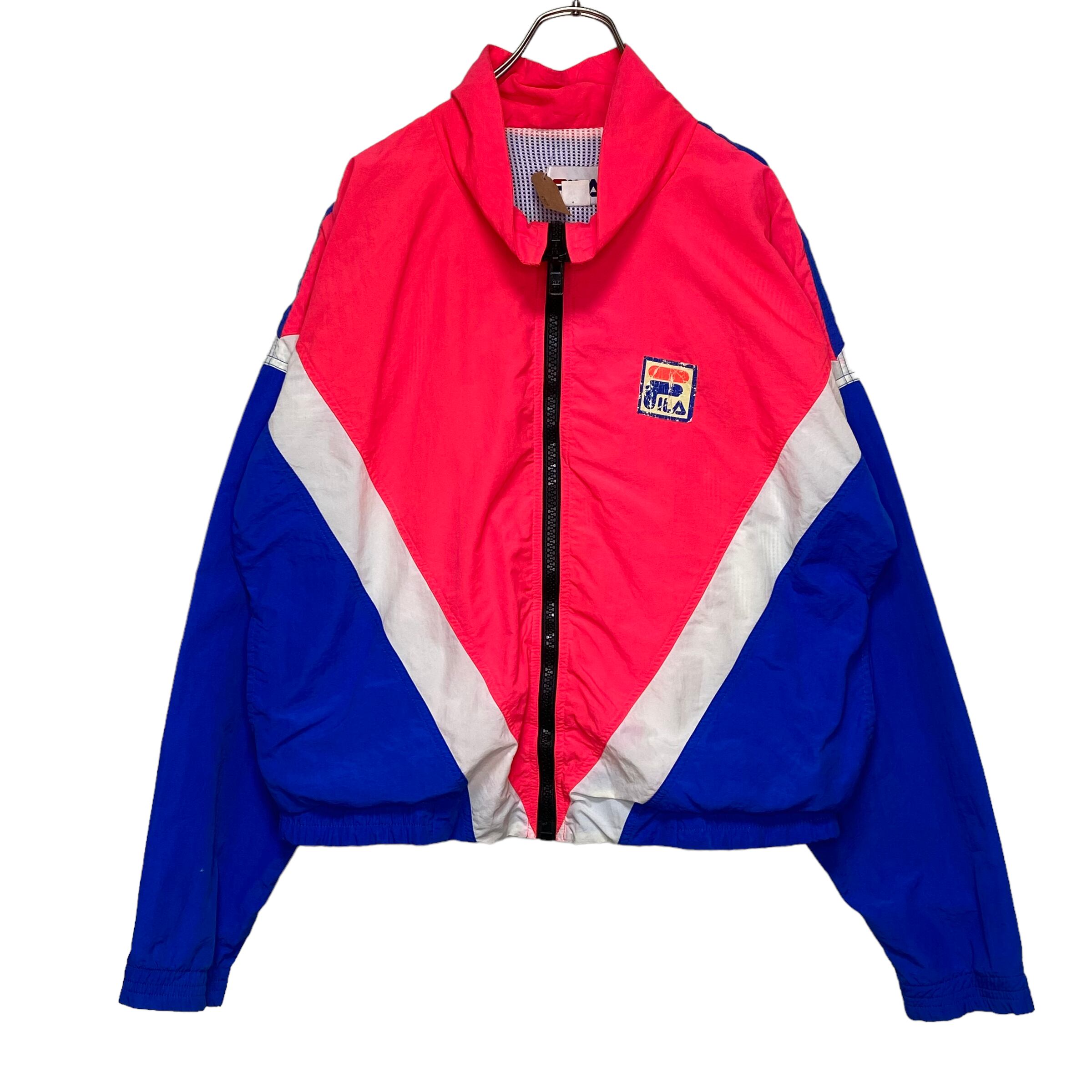 90's】【Made in USA】FILA ナイロンジャケット S（M相当）ワッペン ...