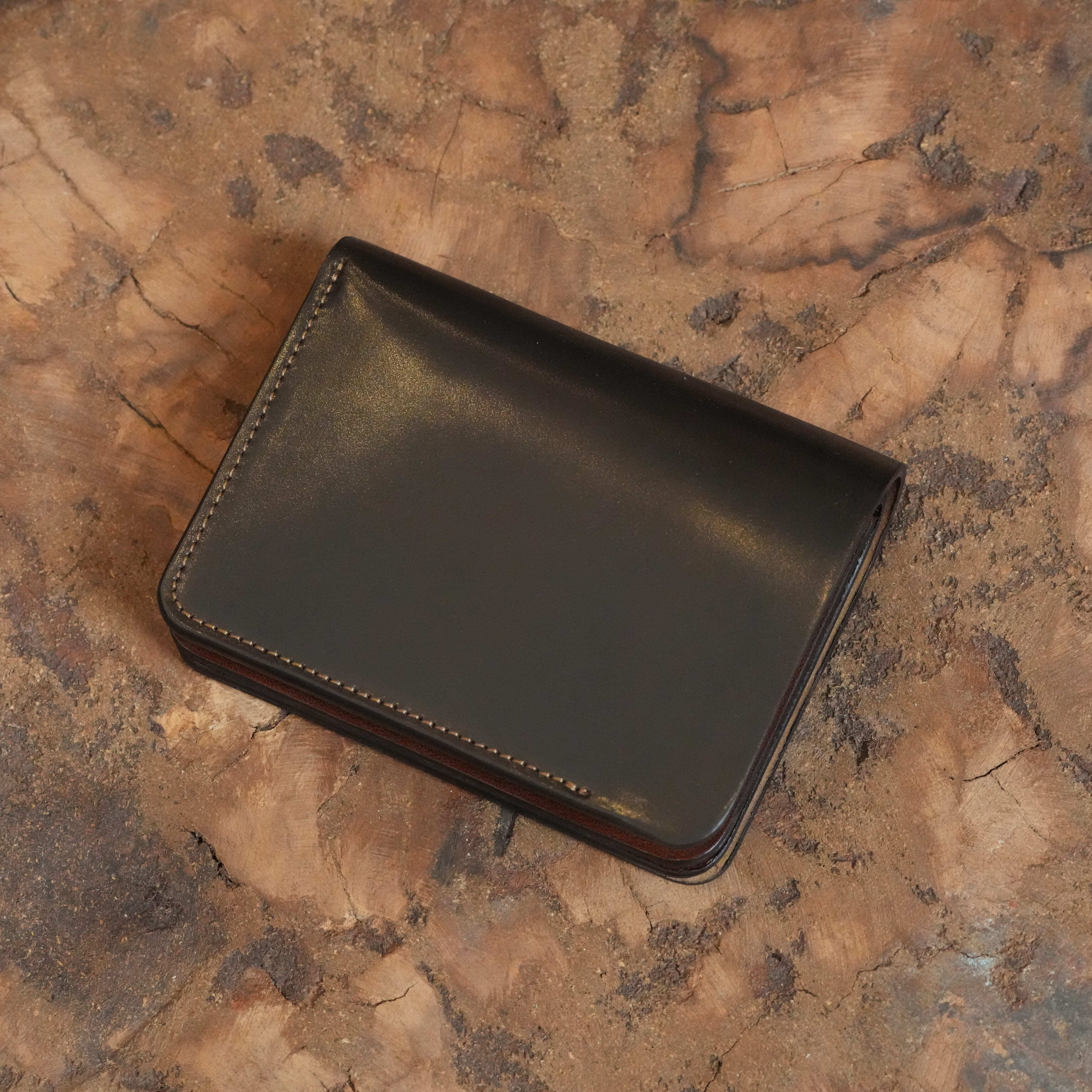 forme/フォルメ Post Wallet ブラック×ブラウン forme(フォルメ) 