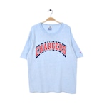 90s チャンピオン USA製 ヴィンテージTシャツ 青霜降り コットン アメカジ CHARGERS メンズL 古着 @BD0007