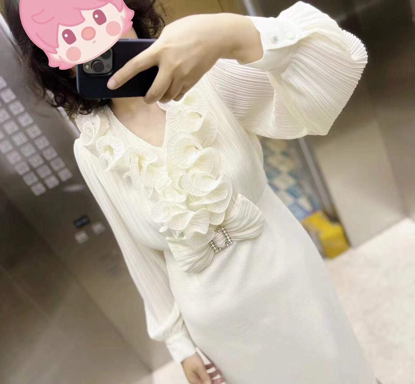 白】ブラウス ホワイト 黒 リボン ワンピース 白 リボン お嬢様 白】ブラウス ホワイト 黒 リボン ワンピース 白 リボン お嬢様