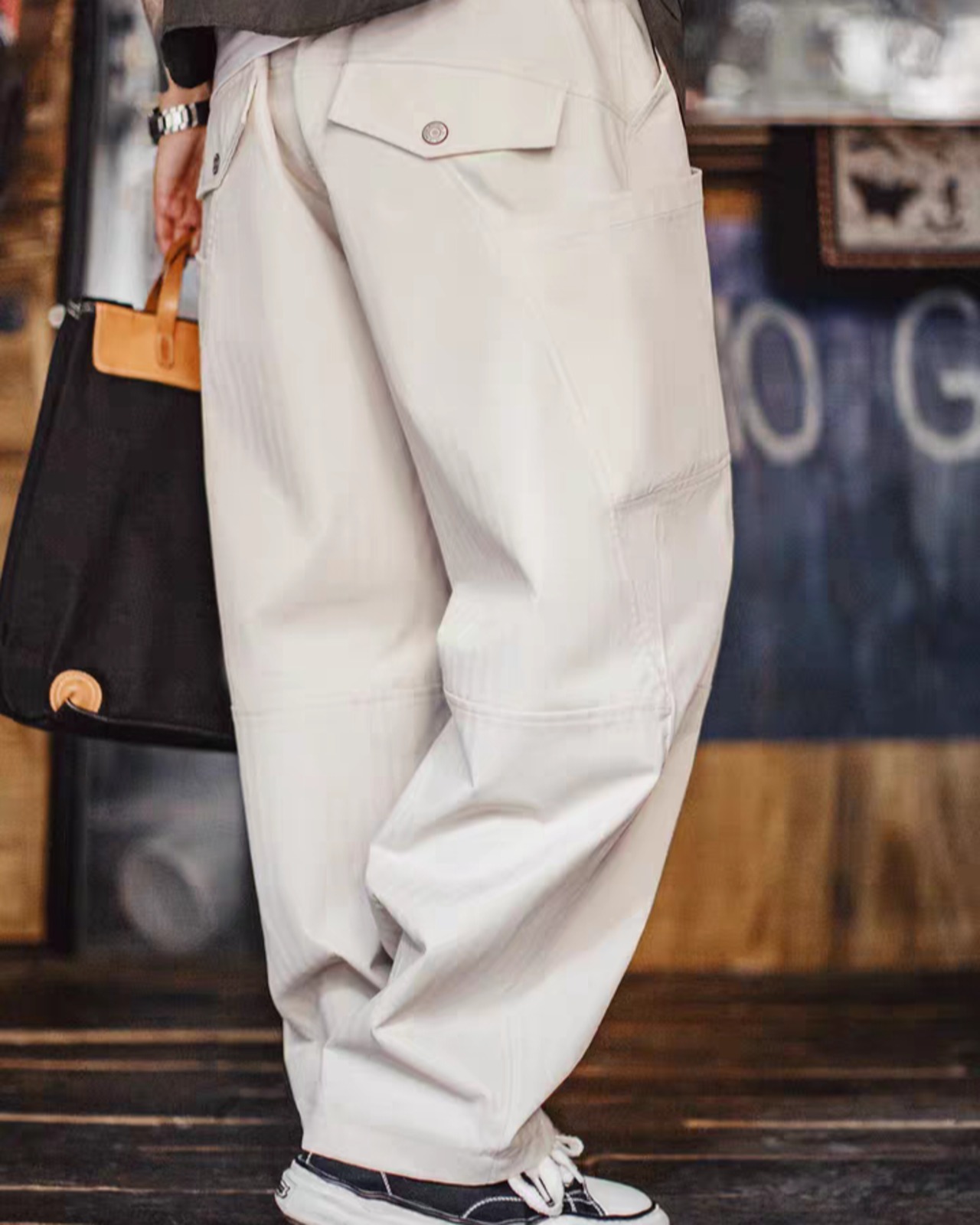 Casual Wide Leg Drawstring Pants  K0209