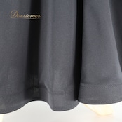 社交ダンス 衣装 チャコット Chacott ワンピース ドレス パーティドレス ノーソーイング 黒 ベロア 無地 ベルト ベロア 編み上げ 上品 綺麗 レッスン 練習 ブラック系 大人 レディース エレガント フォーマル おしゃれ 社交ダンス衣装 ダンスパフォーマンス ラグジュアリー 長袖