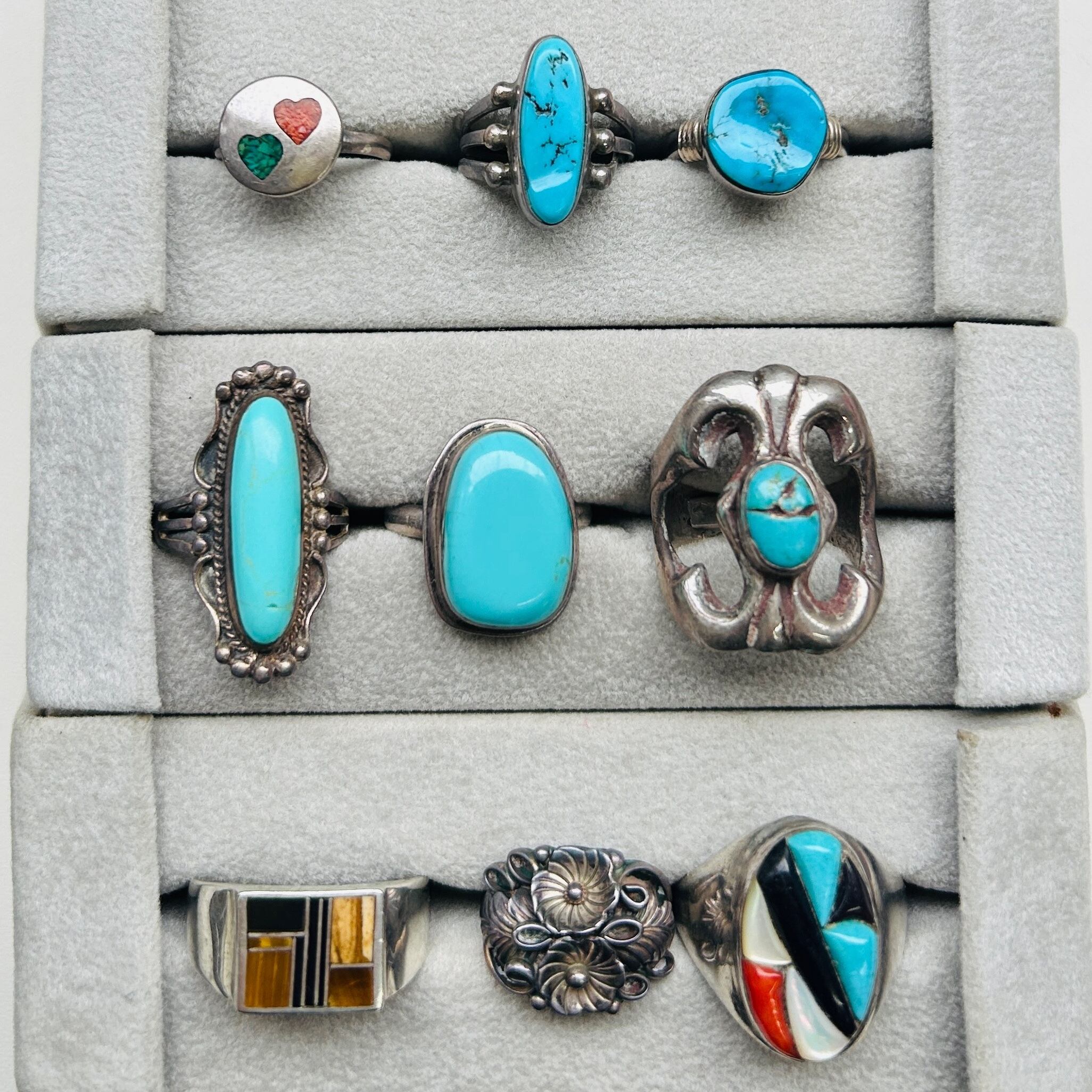 Native American フラワーリング（14号） | Milo Antiques & Vintage