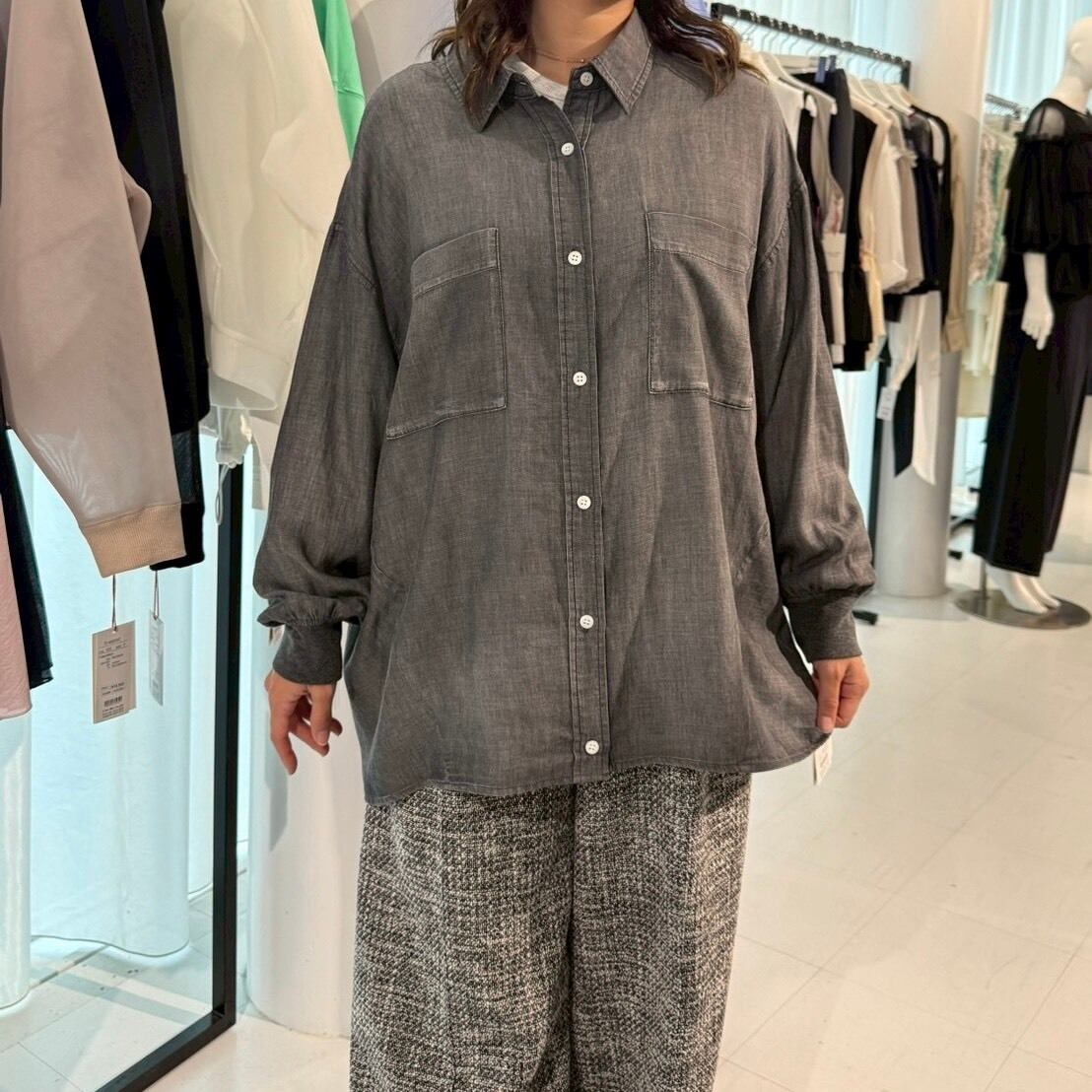 Dignite Collier 80267208 シアーデニムシャツ