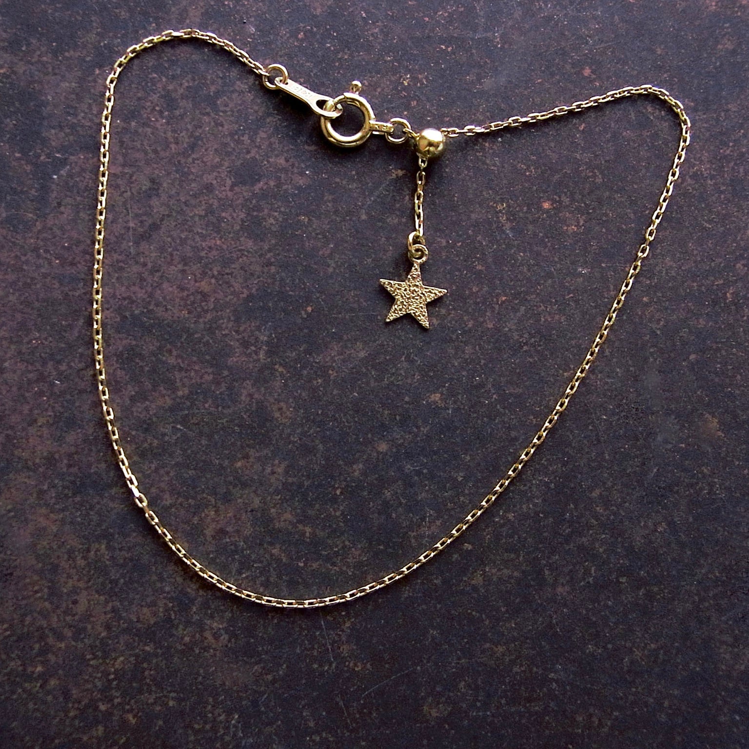 K18 ★ MOTIF Bracelet /18金製 星モチーフブレスレット