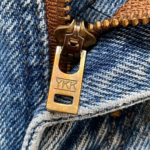 襤褸メキシコ製 デニム ダブルニー Carhartt B73 DST 33×32 詳細写真9