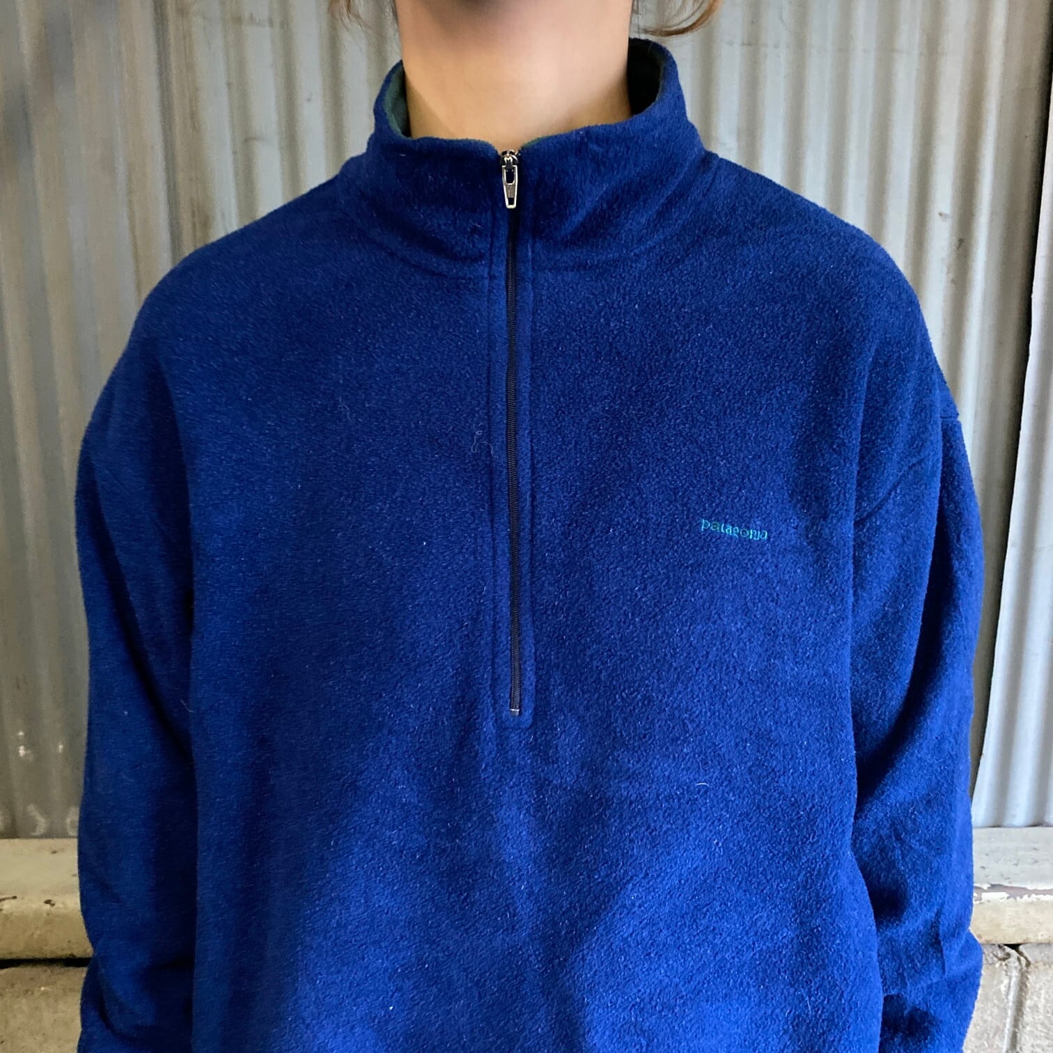 Patagonia 躓く 1995年 レトロカーディガン ブルーグラス XL USA