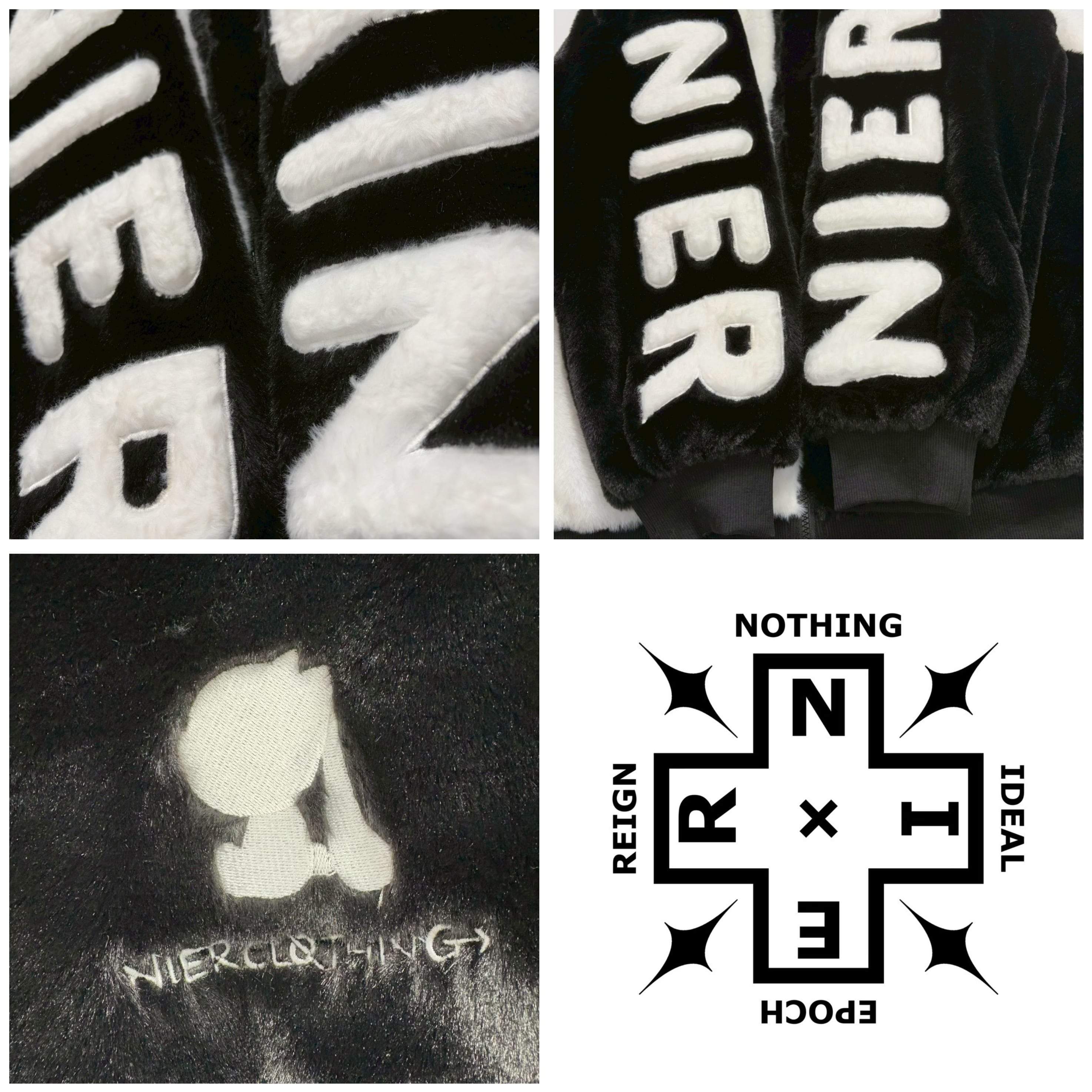 超ふわもこ】TWO-TONE ZIP OUTER | NIER CLOTHING