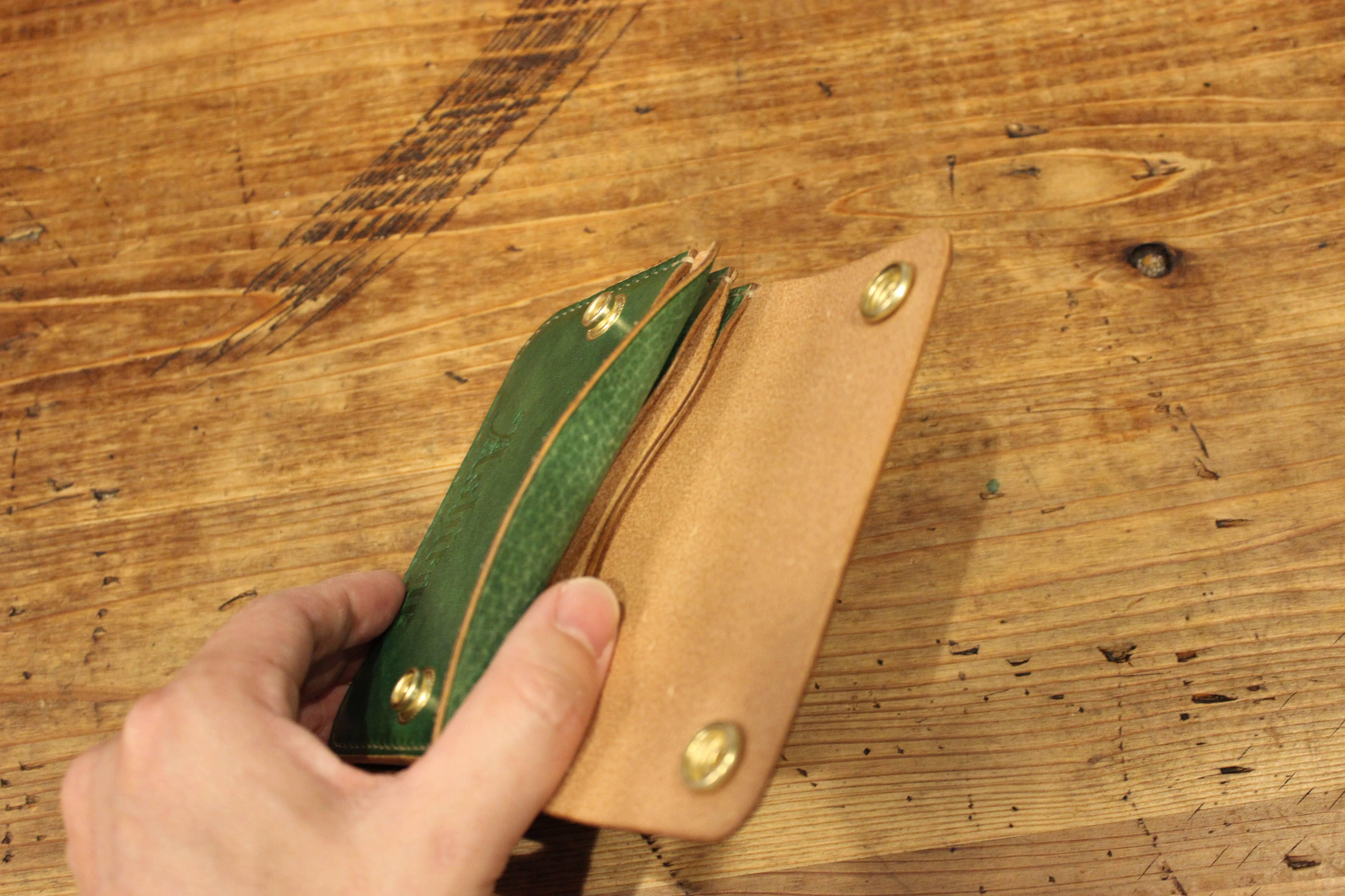 トラッカーウォレット　TWS-GR ミニ　コンパクト　緑　財布 トラッカーウォレット TWS-GR ミニ コンパクト 緑 財布 | ashitae