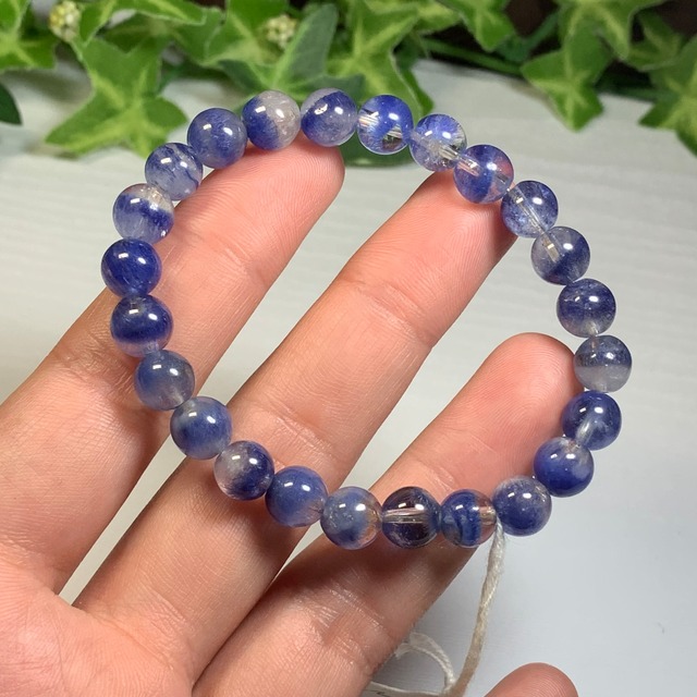 ビッシリタイプ☆デュモルチェライトインクォーツ・ブレスレット