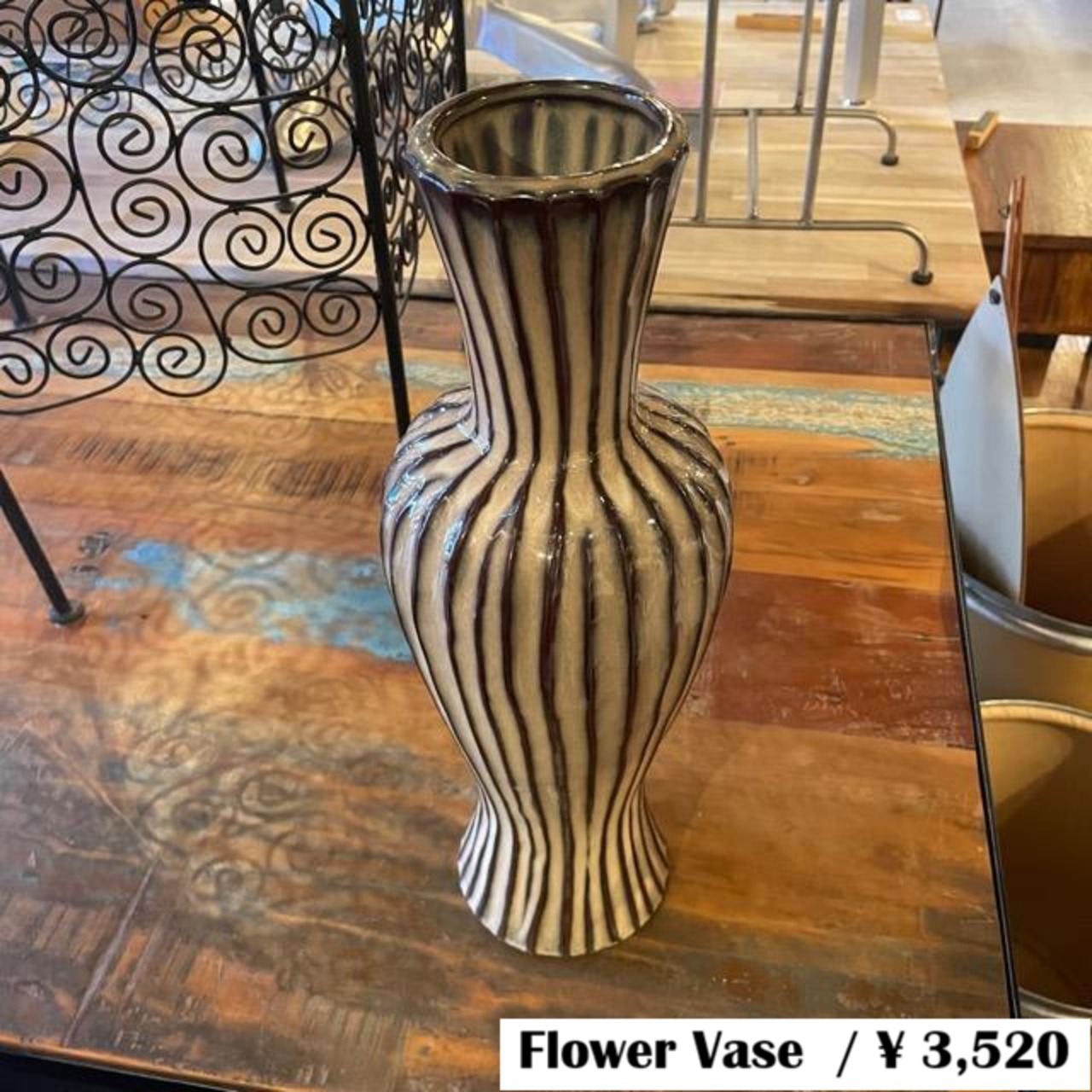 Ceramic Flower Vase　SOUTHEN P　セラミックフラワーベース 　花瓶　フラワーベース　花　
