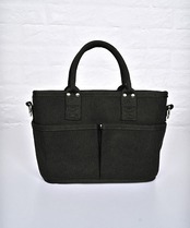 【直営限定ITEM】-TYPE B- パッチ×ペイントコンパクト3wayバッグ (BLACK)　CQ-49501H