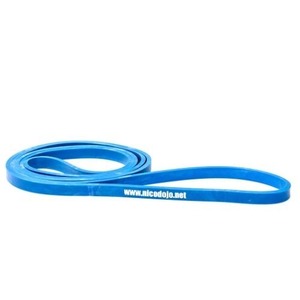 自宅でのストレッチに最適！Training band (tube) blue トレーニングバンド　青（幅サイズ　1.3 ㎝）