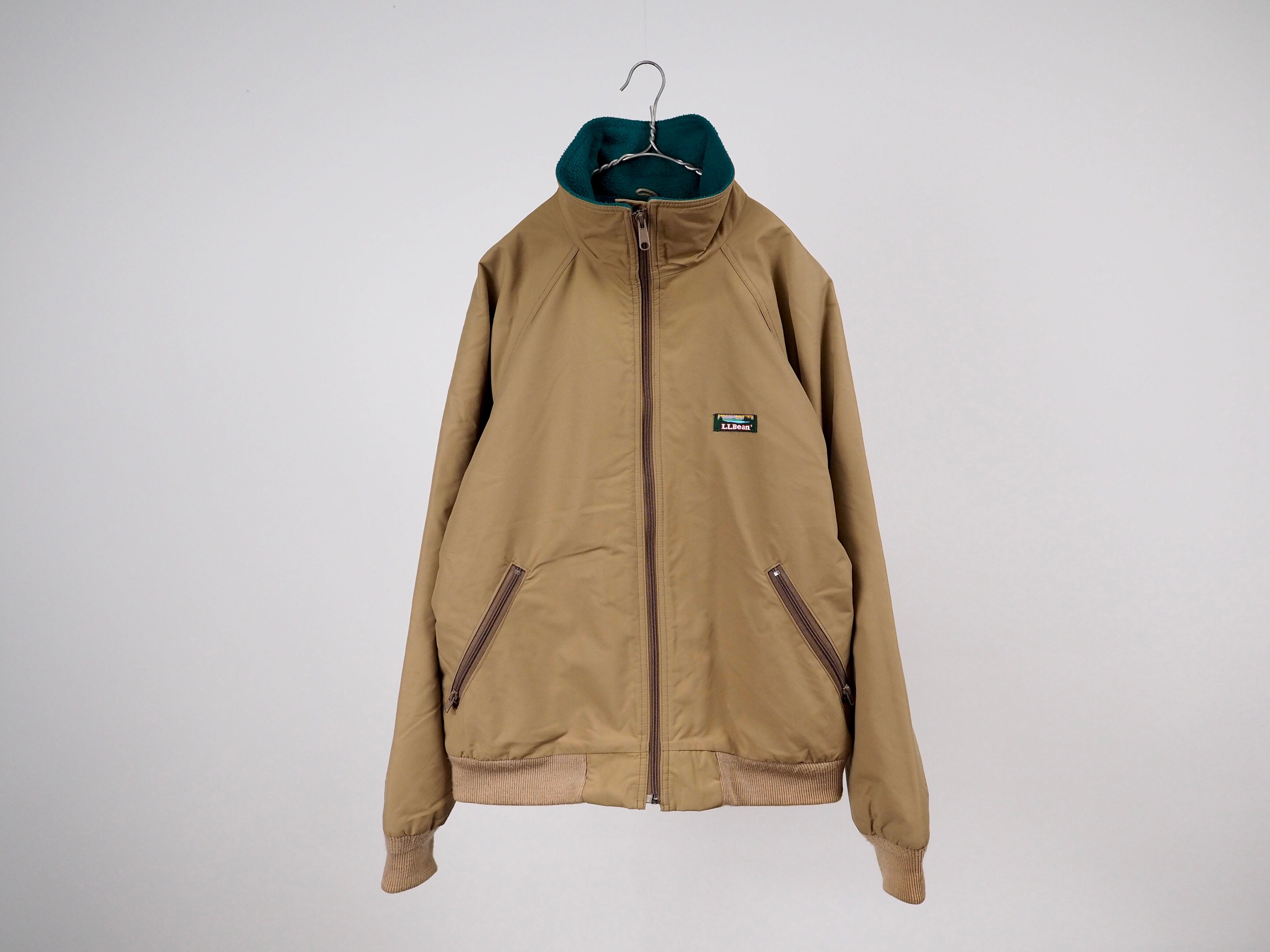 1990’s L.L.Bean Fleece lined nylon jacket L /made in USA