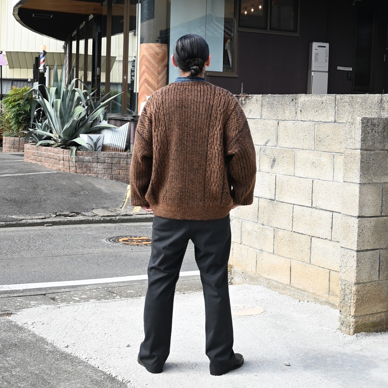YASHIKI / Sekkei mohair Cardigan