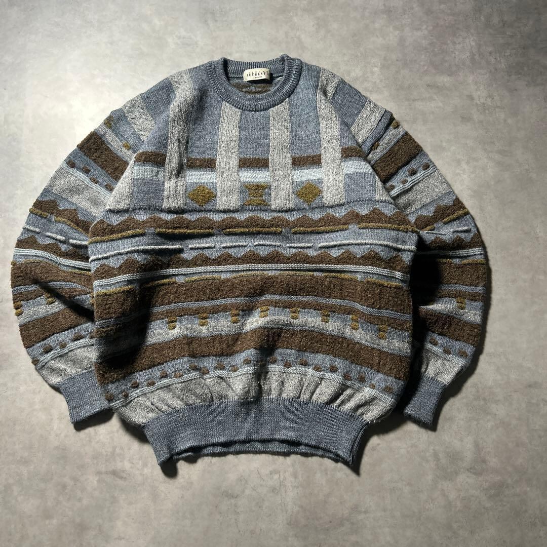 POLARKNIT OF ICELAND ヨーロッパ古着 ノルディック ニット セーター