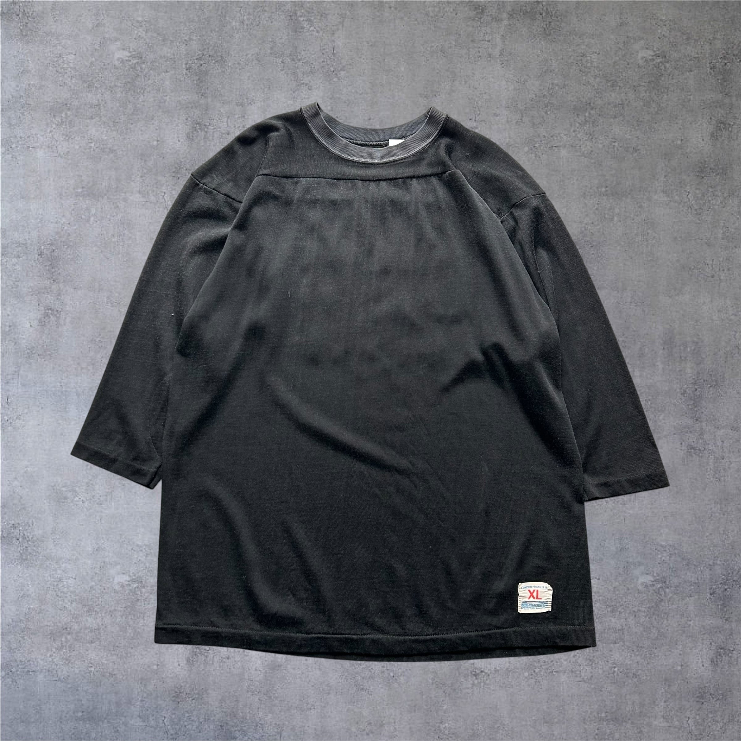 1970s Champion Football T-shirt "Black"