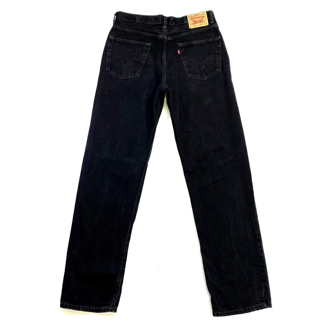 Levi's リーバイス 550 RELAXED FIT ブラック デニムパンツ メンズW34