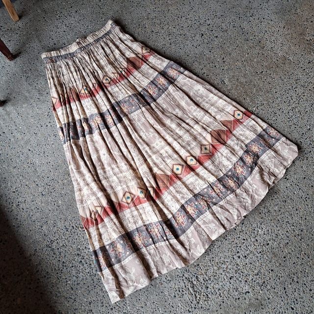 アメリカ製 エスニックスカート used [308017]