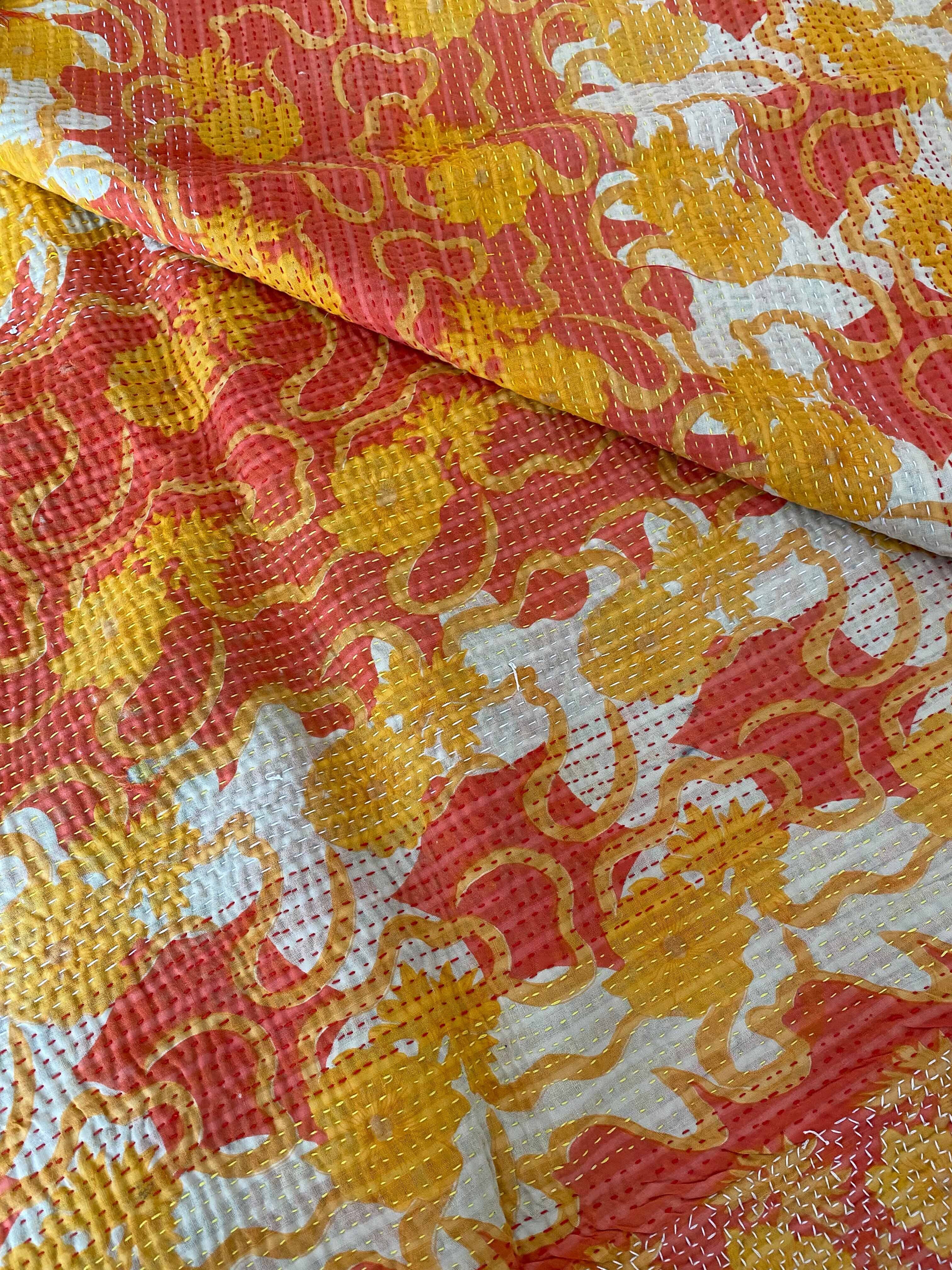 RG001 ラリーキルト パープル | Salty（ソルティ）カンタ刺繍シルクパンツ