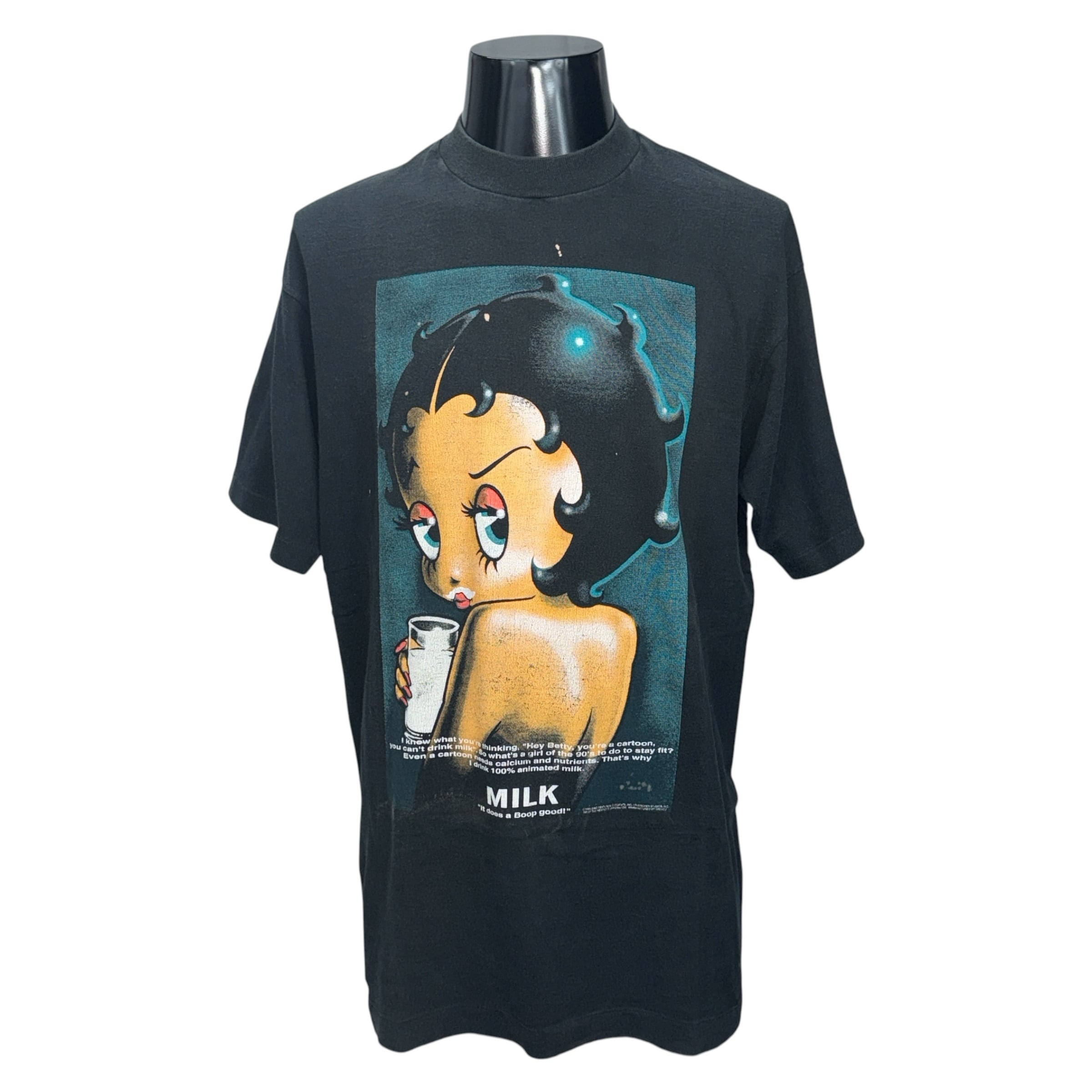 BETTY BOOP】ベティブープ “got milk? / MILK” 90's Vintage Tシャツ