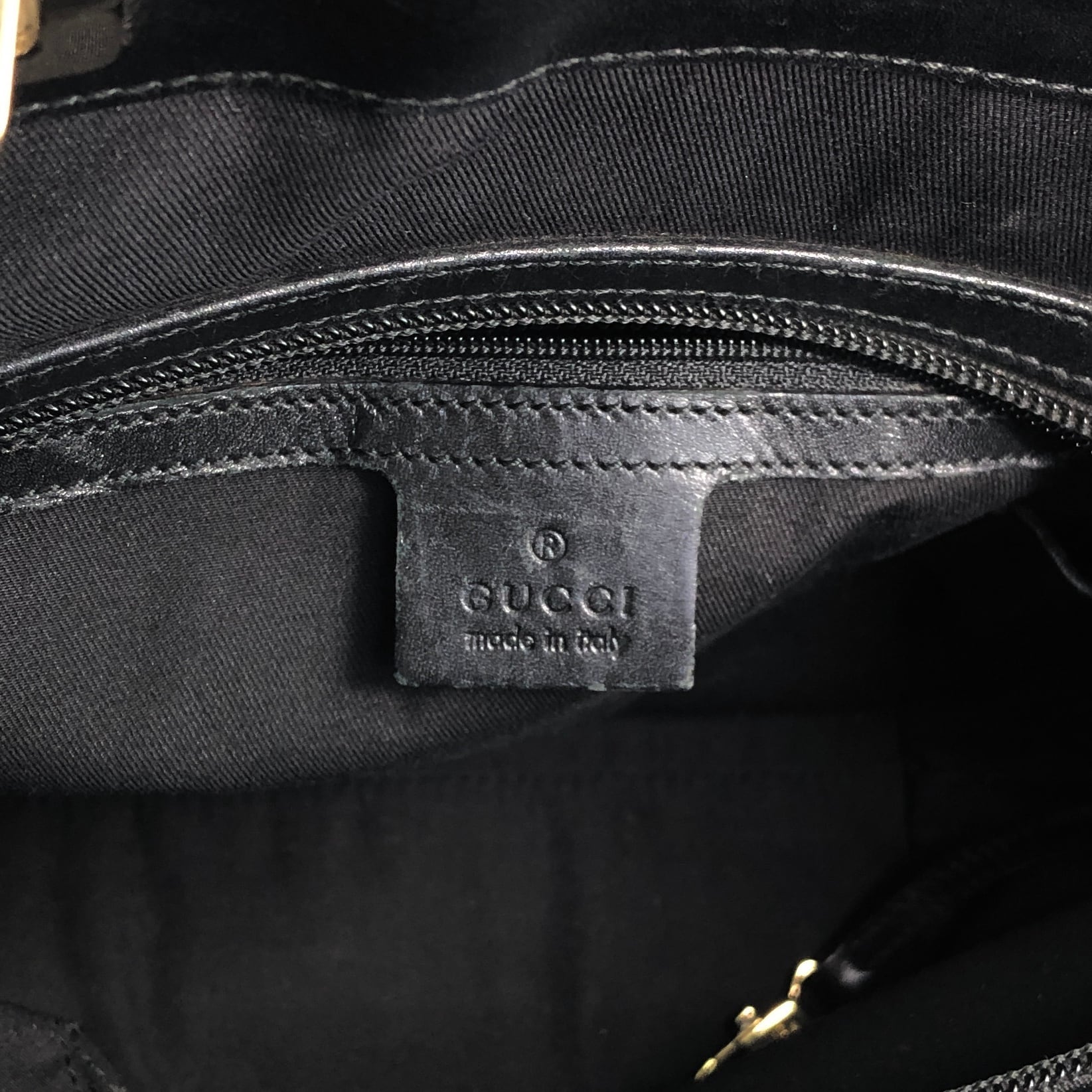 GUCCI グッチ グッチシマ トートバッグ ブラック レザー 145994