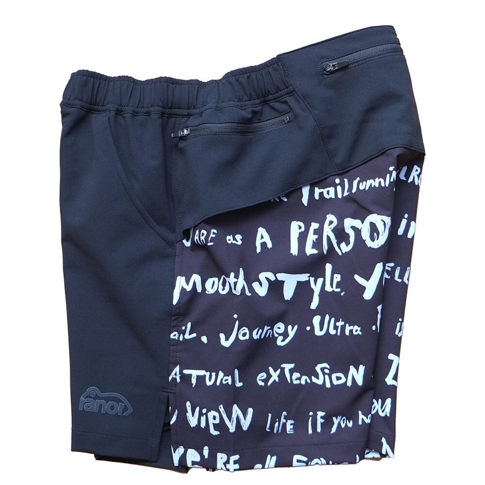ranor(ラナー) MHLG MIDDLE SHORTS BLK×MHLG | play field mountain
