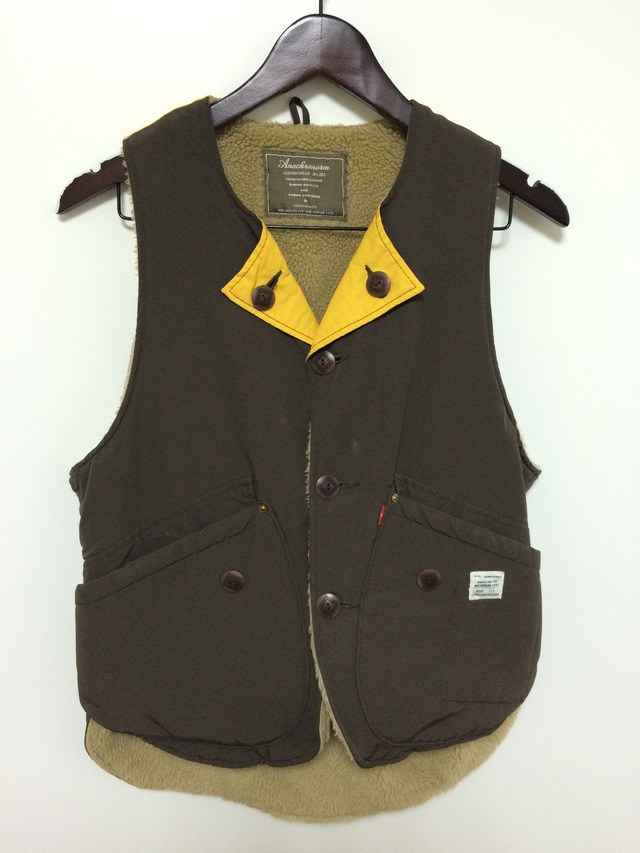 Anachronormアナクロノーム/Crew Neck Hunting Vest/01