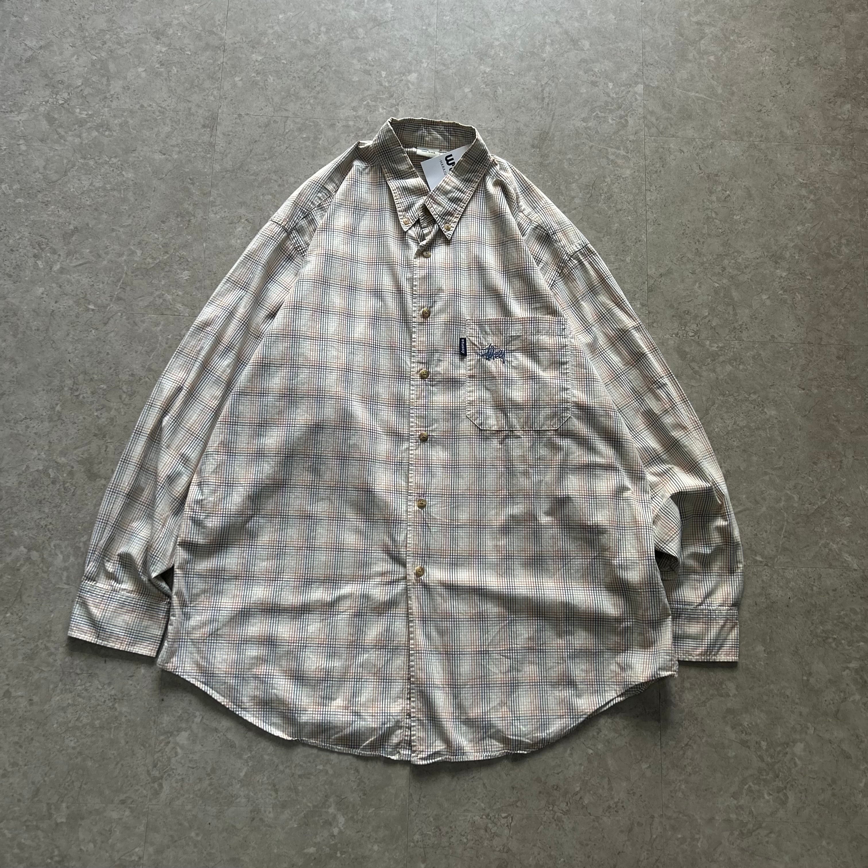 2000s Bootleg STUSSY B/D check shirt 【仙台店】