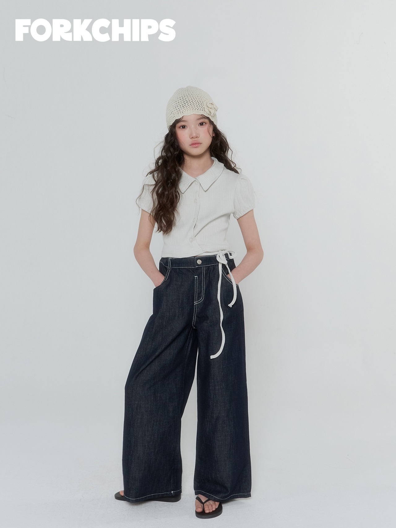 [FORKCHIPS] Unit Non-faded Pants (JS/JM/JL/JXL) / [포크칩스] 유닛논페이드팬츠 (JS/JM/JL/JXL)