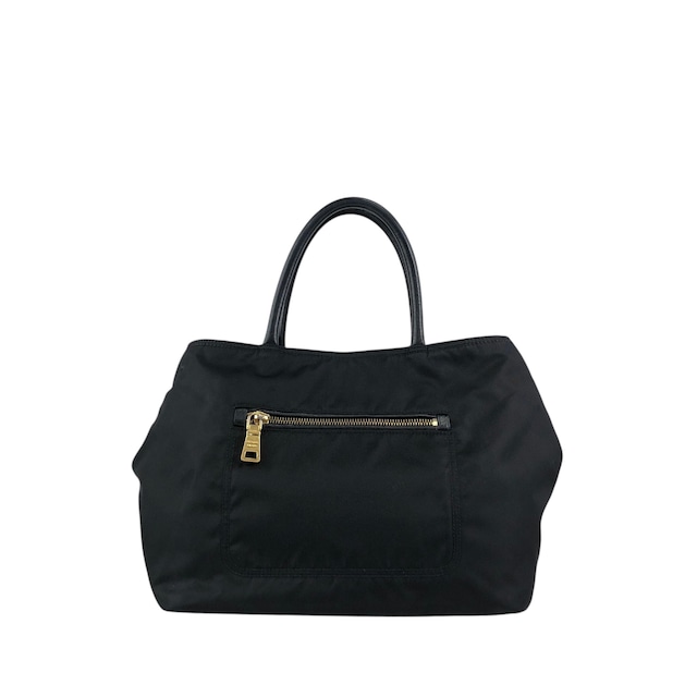 PRADA プラダ ショルダーバッグ ブラック トライアングルロゴ ナイロン 2WAY トートバッグ vintage ヴィンテージ オールド 2krwdw