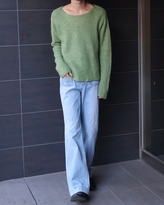 Regular Straight Denim Pants
