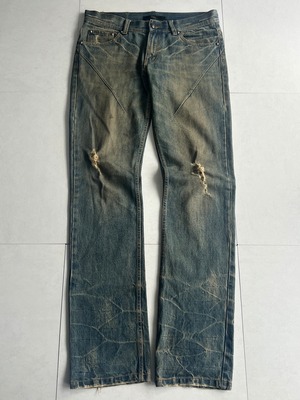 "Midas" Pierce Damaged Straight Denim
