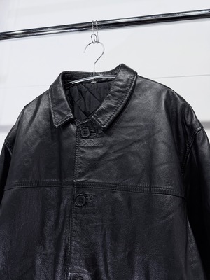 【L】1990s Leather Jacket / 20251210