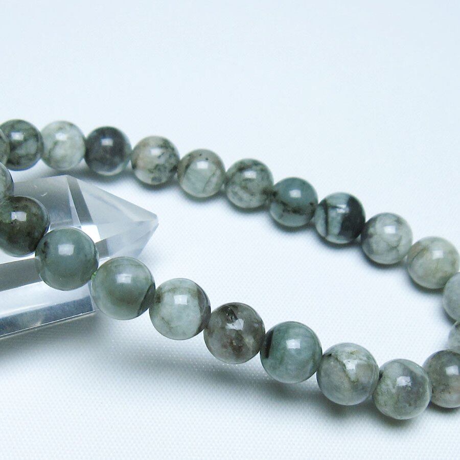 エメラルド ブレスレット 8mm 一点物 メール便可 [M便 1/10] 111-45989