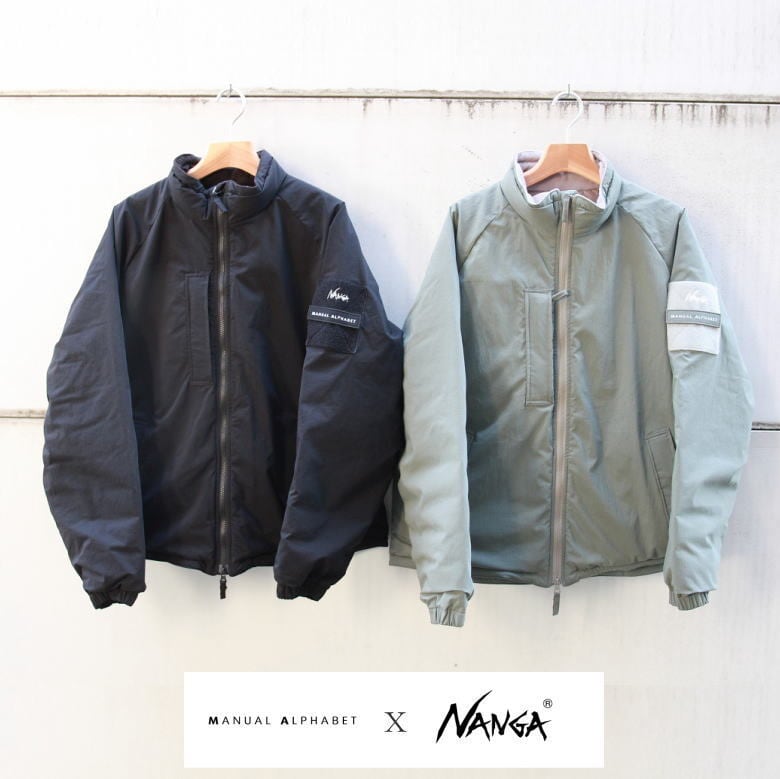 M/A PCS DOWN JACKET-NANGA×Manua Alphabet- | noselow