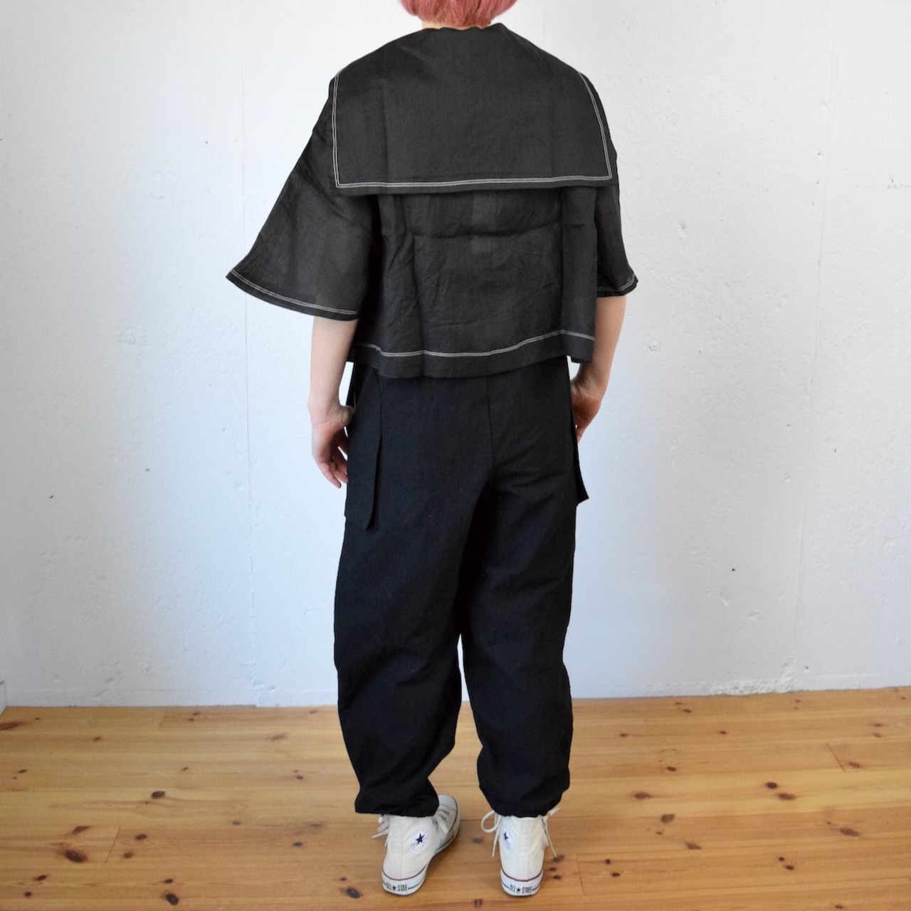 ROBE de PEAU(ローブデポー) GRAND SAILOR COLLAR BLOUSE ラミー セーラーカラー ブラウス