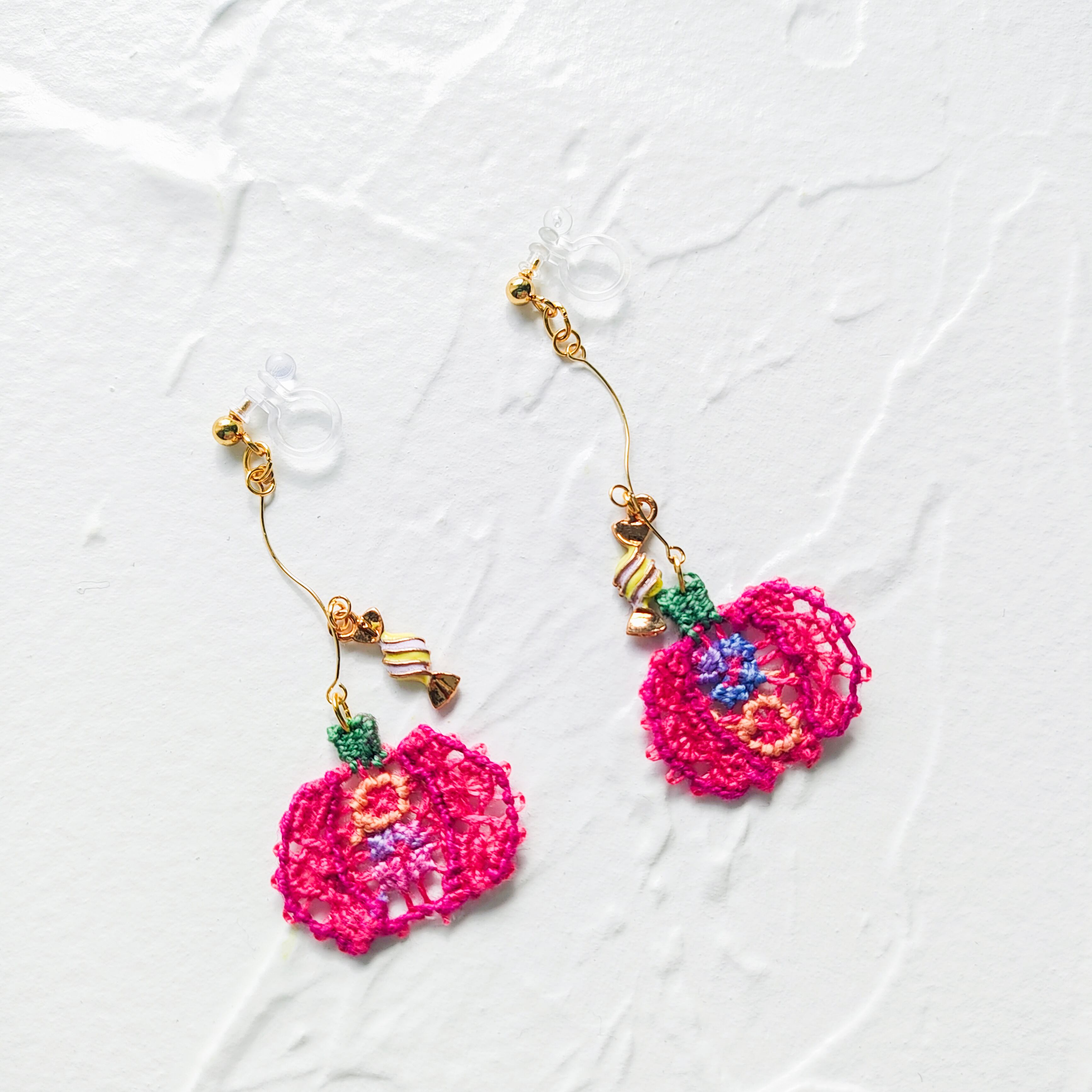 【パンプキン】earring ☽