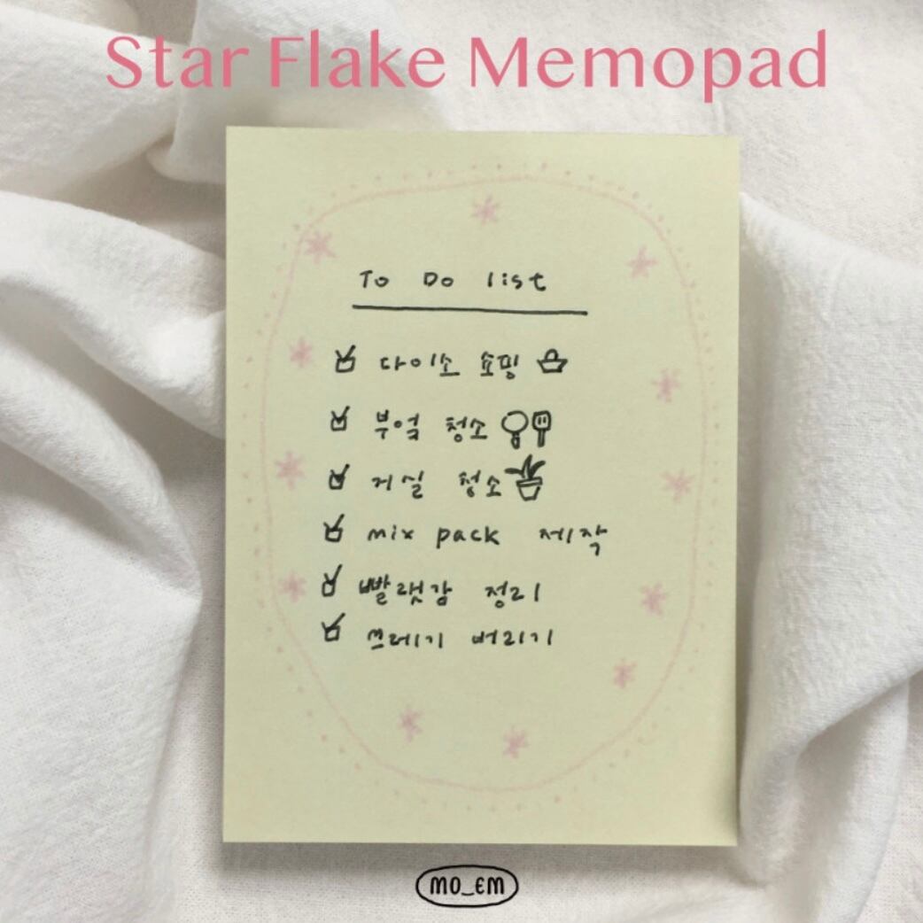 STUDIO MO_EM 〔memo - Star Flake 03 -〕