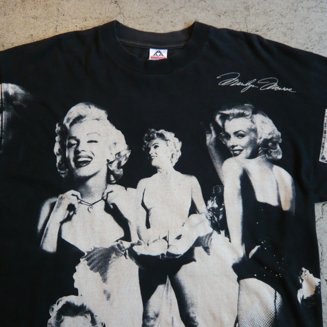 90s マリリンモンロー オールオーバープリント 総柄 Tシャツ