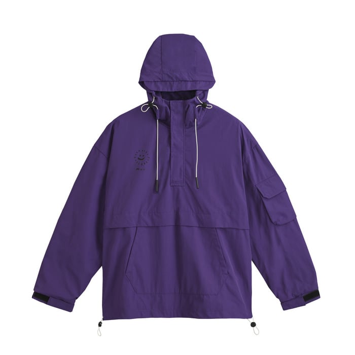 PORTANCE / STAY DRY ANORAK PURPLE CHK | PAY ID