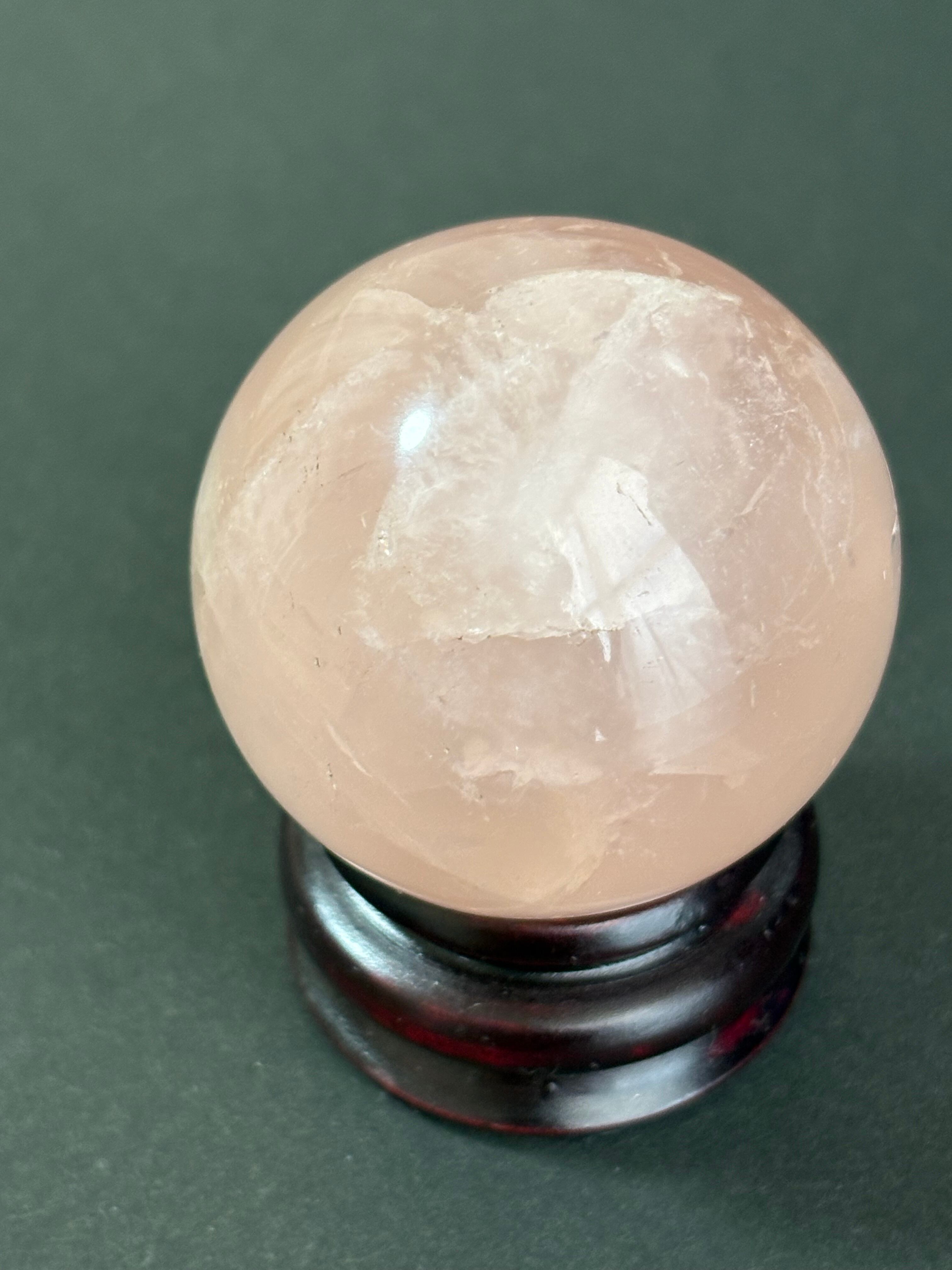 ローズクォーツ丸玉（スフィア)約44mm 約119g | 天然石•パワーストーン