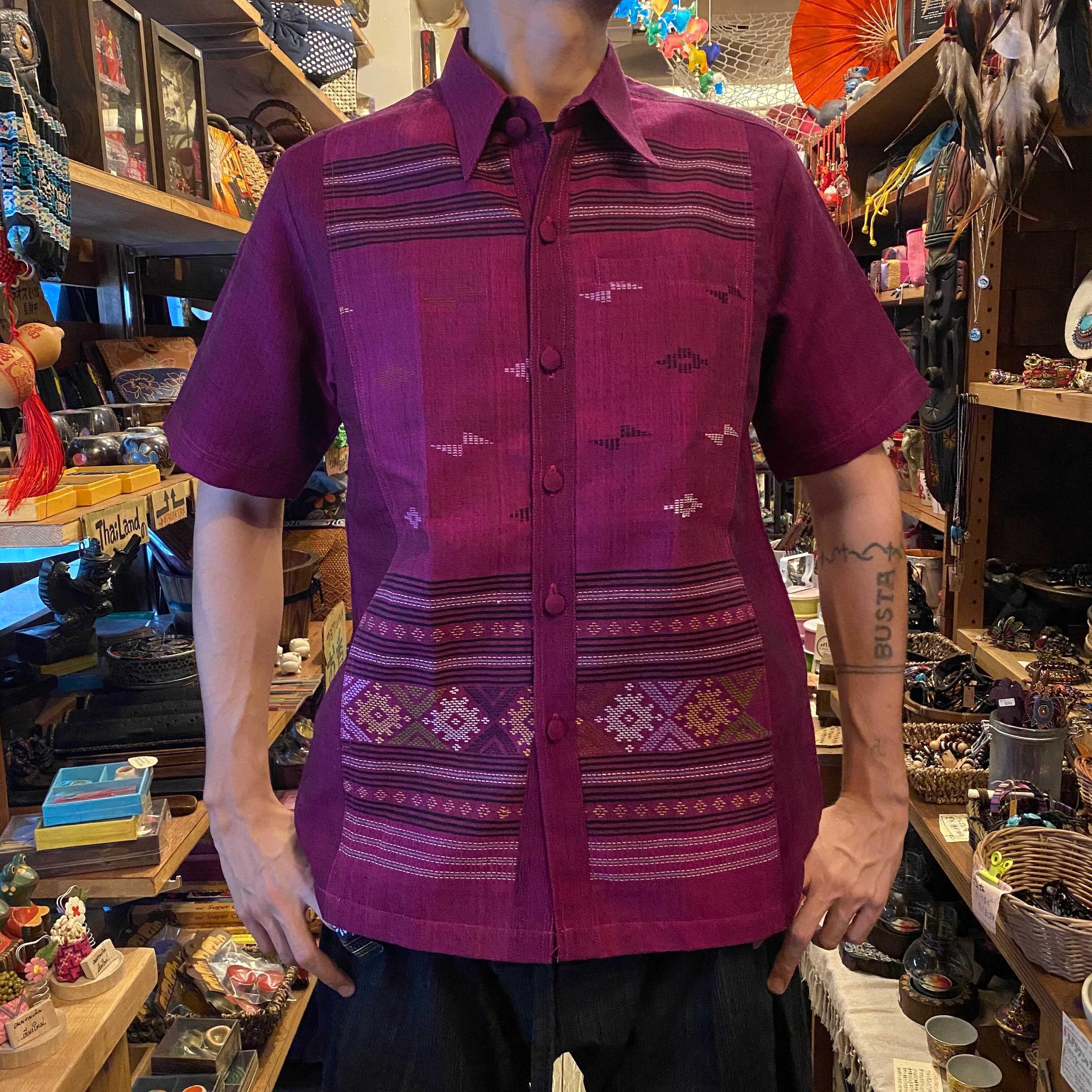 高級感溢れるエスニックシャツ | curiosities okinawa