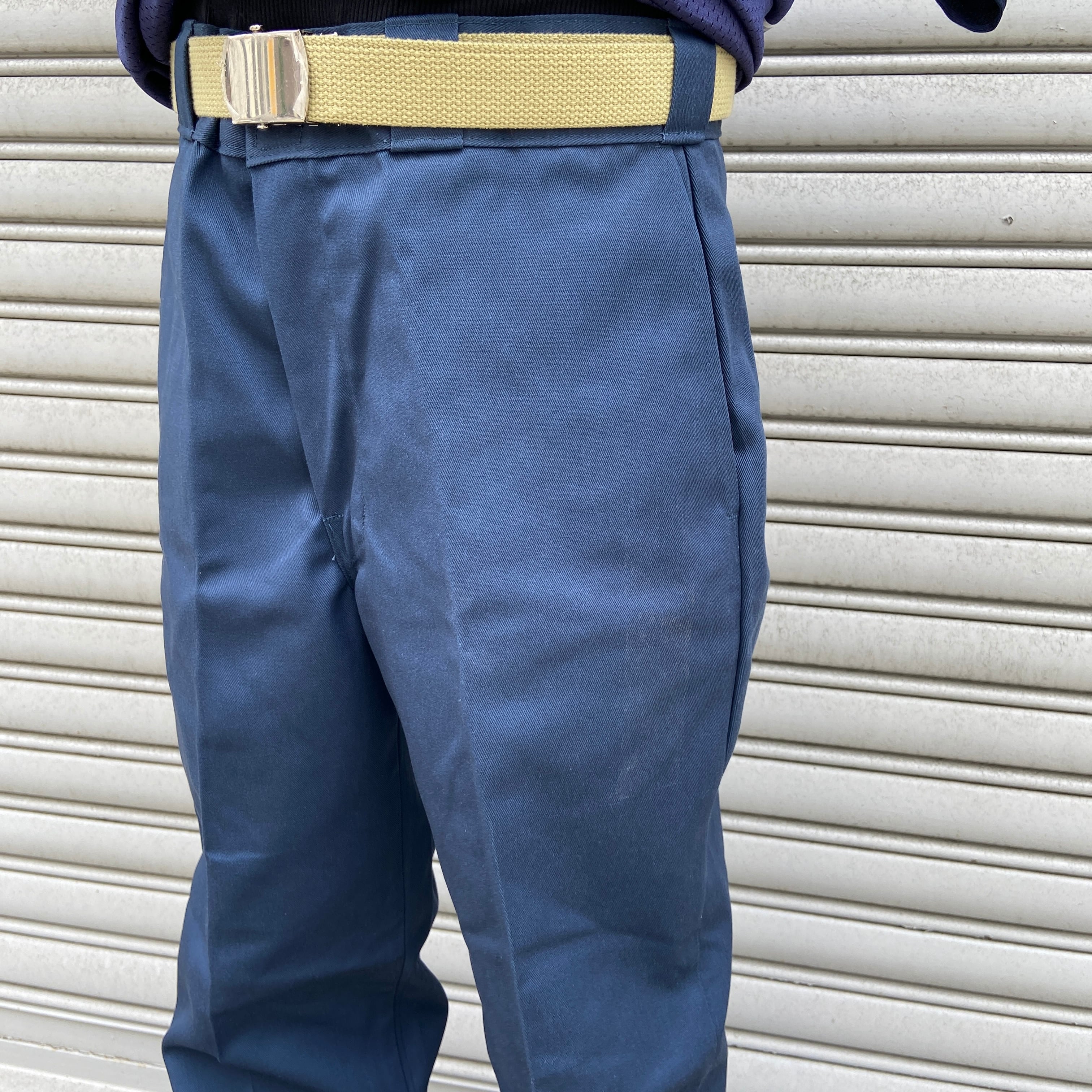 90s Dickies 874 ワークチノパンツ ホンデュラス製 紺 W34 90s Dickies 874 ワークチノパンツ ホンデュラス製 紺 W34
