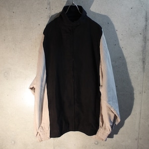 Fake Suede 2-Tone Light Jacket