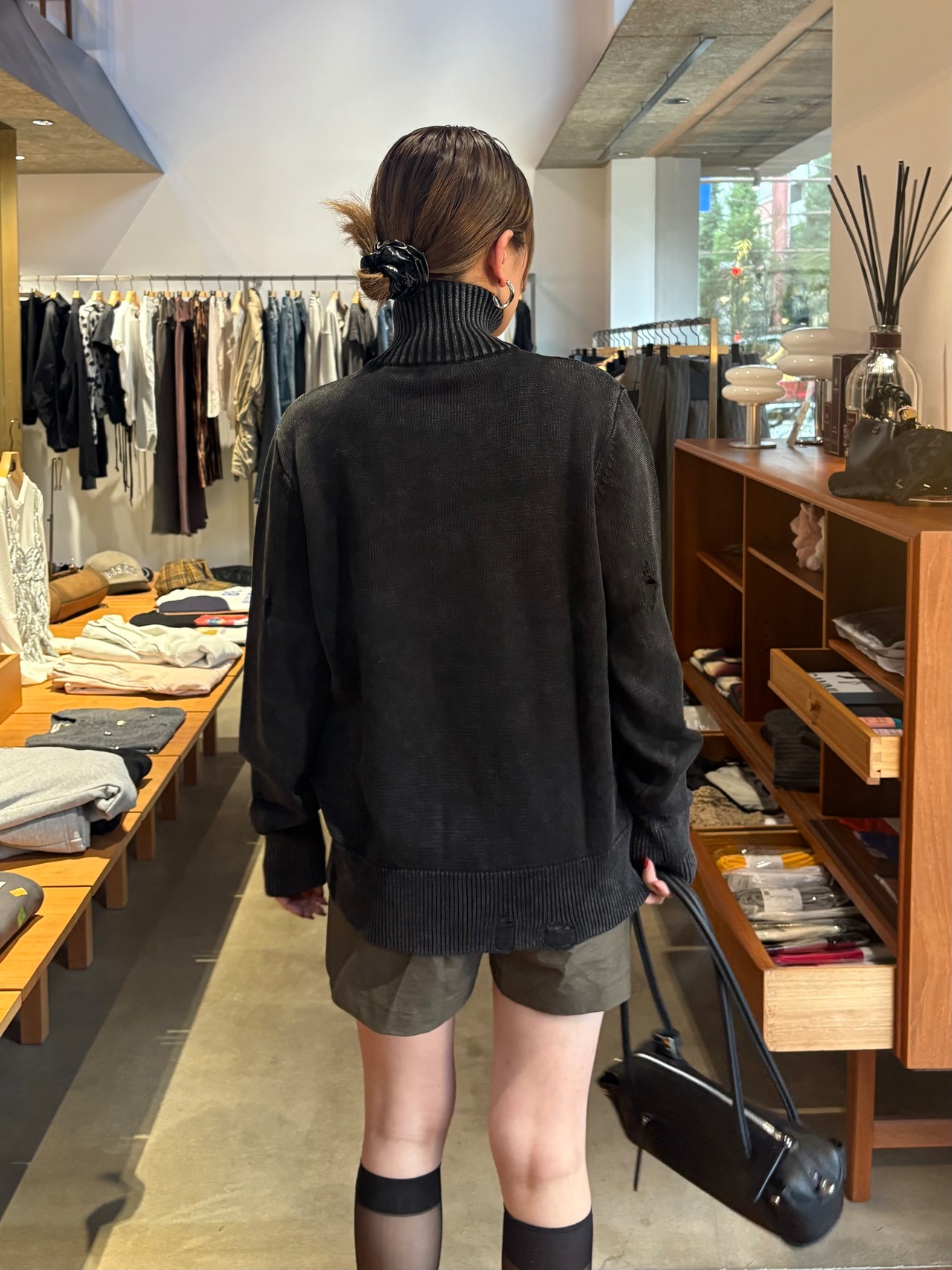 【26AW | WOMEN】AVAVAV アヴァヴァヴ / トップス / Cotton Zip Knit Sweater　F26-KNT-1350 - 2
