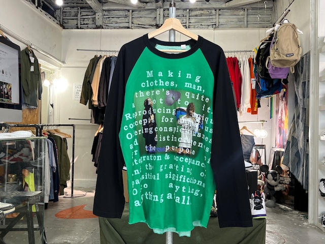 Supreme × BERNADETTE CORPORATION RAGLAN LS TOP GREEN LARGE 59401