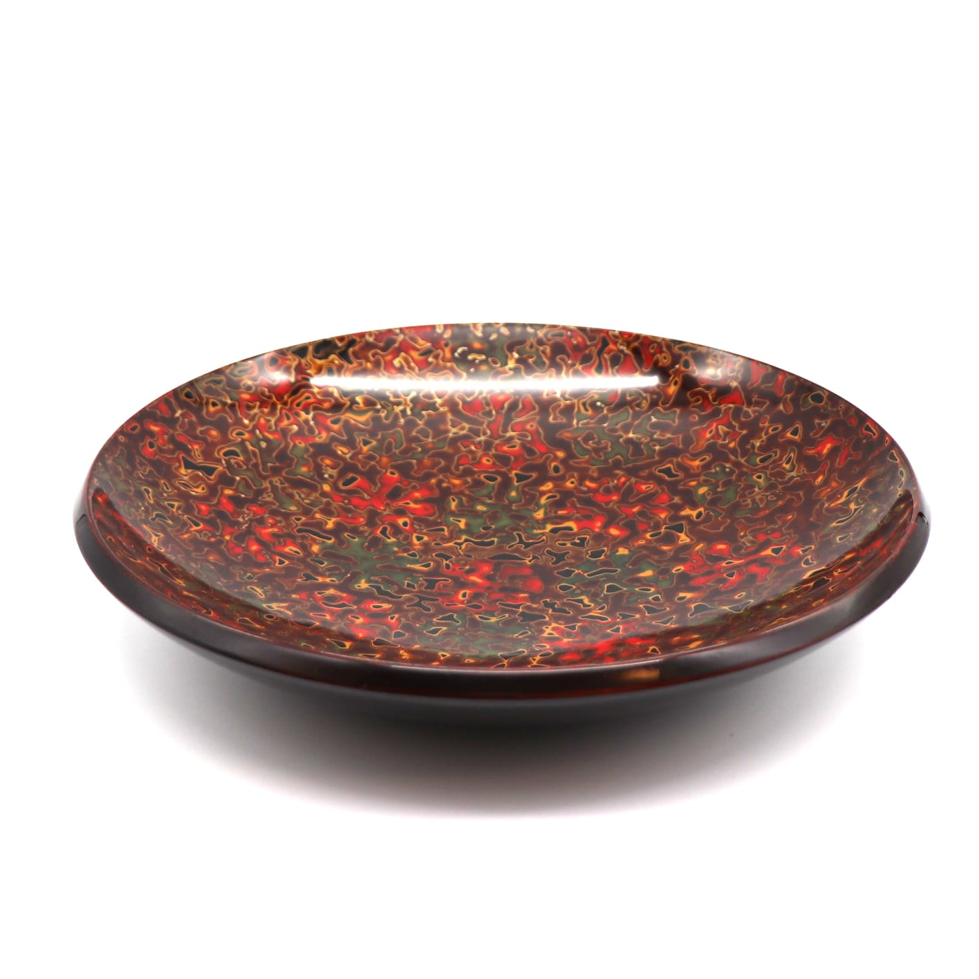 津軽塗（唐塗）バカ塗り・菓子皿・No.200918-43・梱包サイズ80