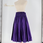 フラダンス 衣装 パウスカート ハレハワイイ パープル系 日本製 無地 シングル シンプル 深い紫 かわいい 華やか 鮮やか 明るい ハワイアン アロハ フラ ダンス レッスン 練習 スカート コスチューム おしゃれ スポーツ おすすめ