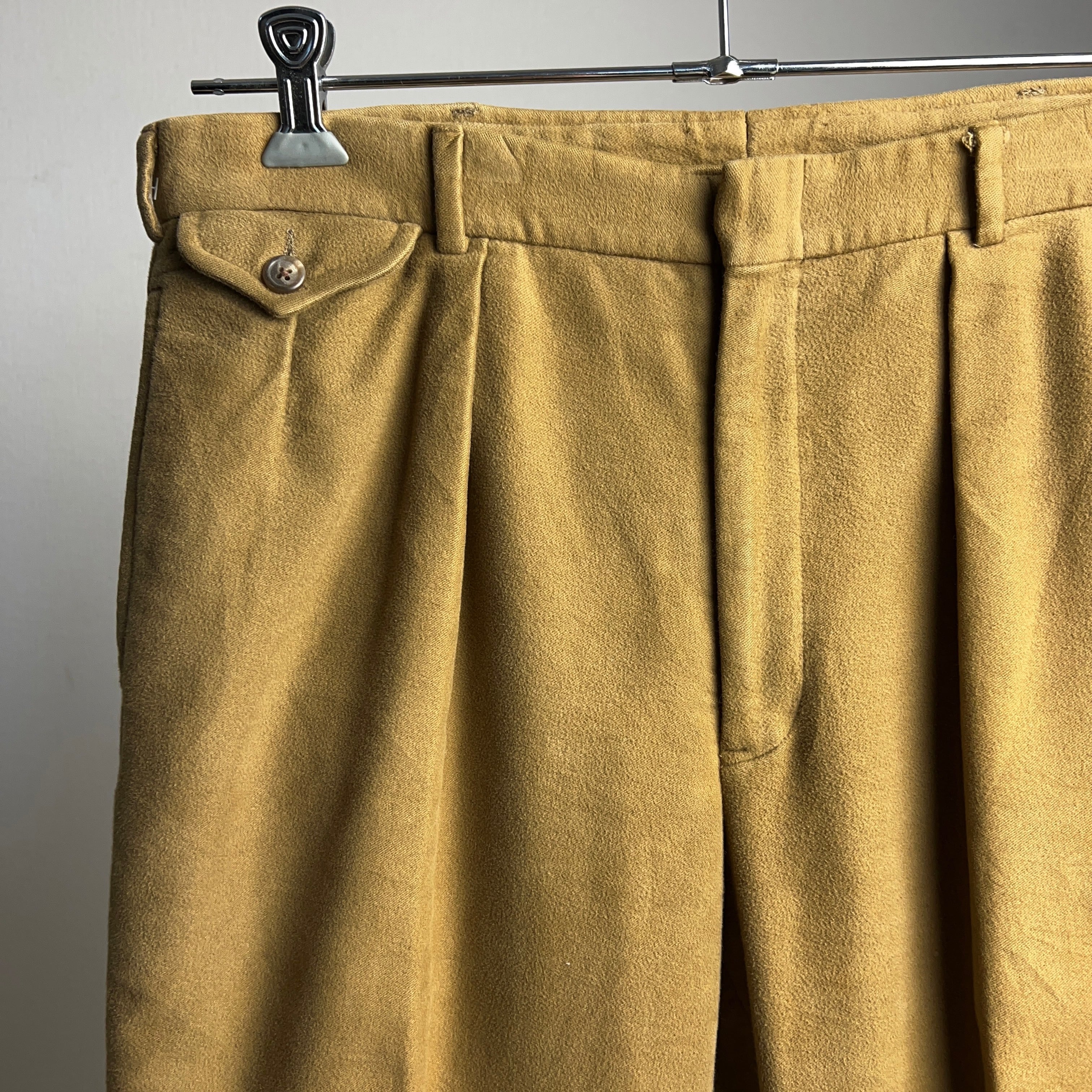 90's Polo by Ralph Lauren IN-TUCK Heavy Cotton Slacks 90年代 90's Polo by Ralph Lauren IN-TUCK Heavy Cotton Slacks 90年代